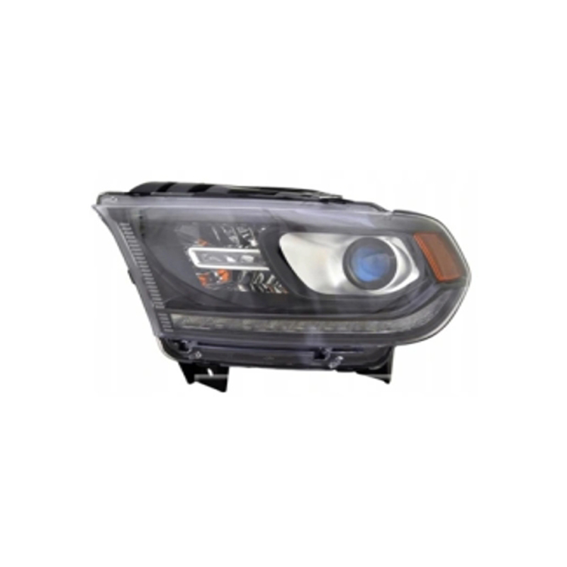 مصباح أمامي بديل ثنائي الزينون LED-DRL LH أسود، 2016-2020، لدودج دورانجو، 68261183AH