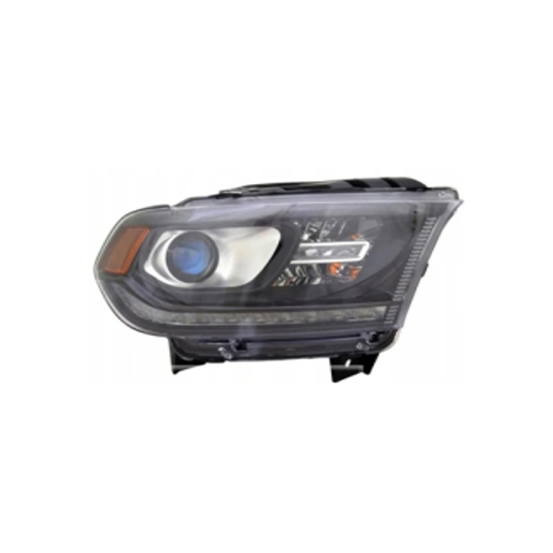 مصباح أمامي بديل ثنائي الزينون LED-DRL RH أسود، 2016-2020، لدودج دورانجو، 68261182AH